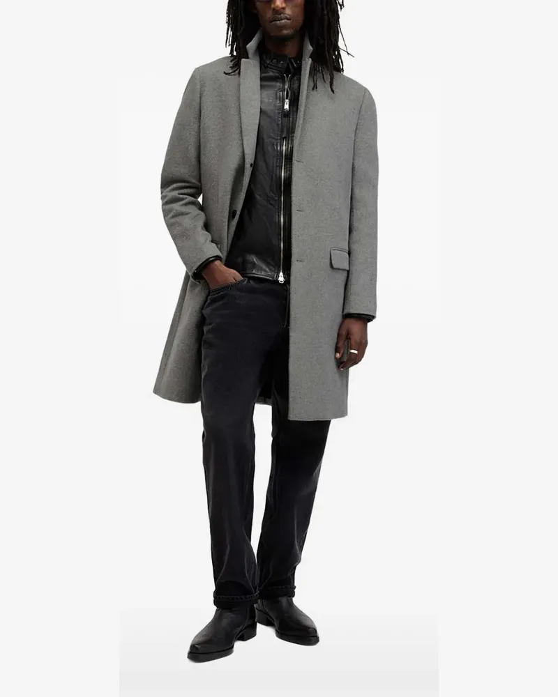 AllSaints Hal Mantel - Grau Grau