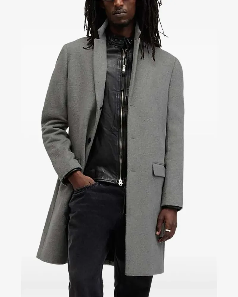 AllSaints Hal Mantel - Grau Grau