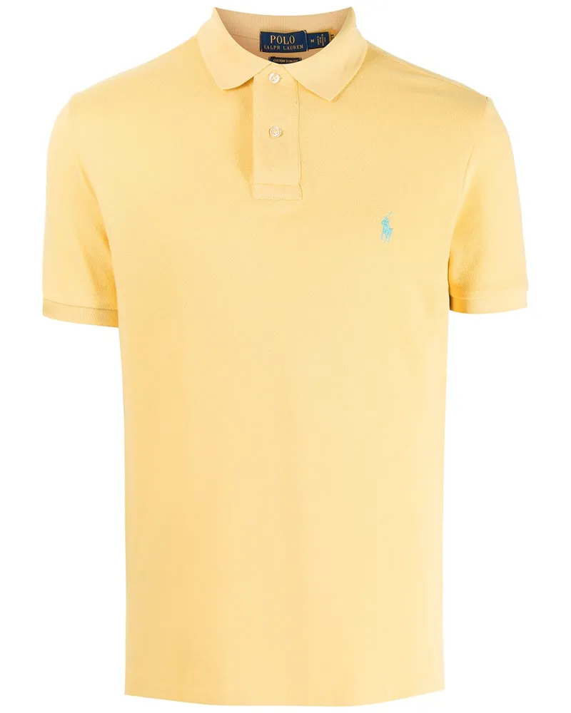 Ralph Lauren Besticktes Poloshirt - Gelb Gelb