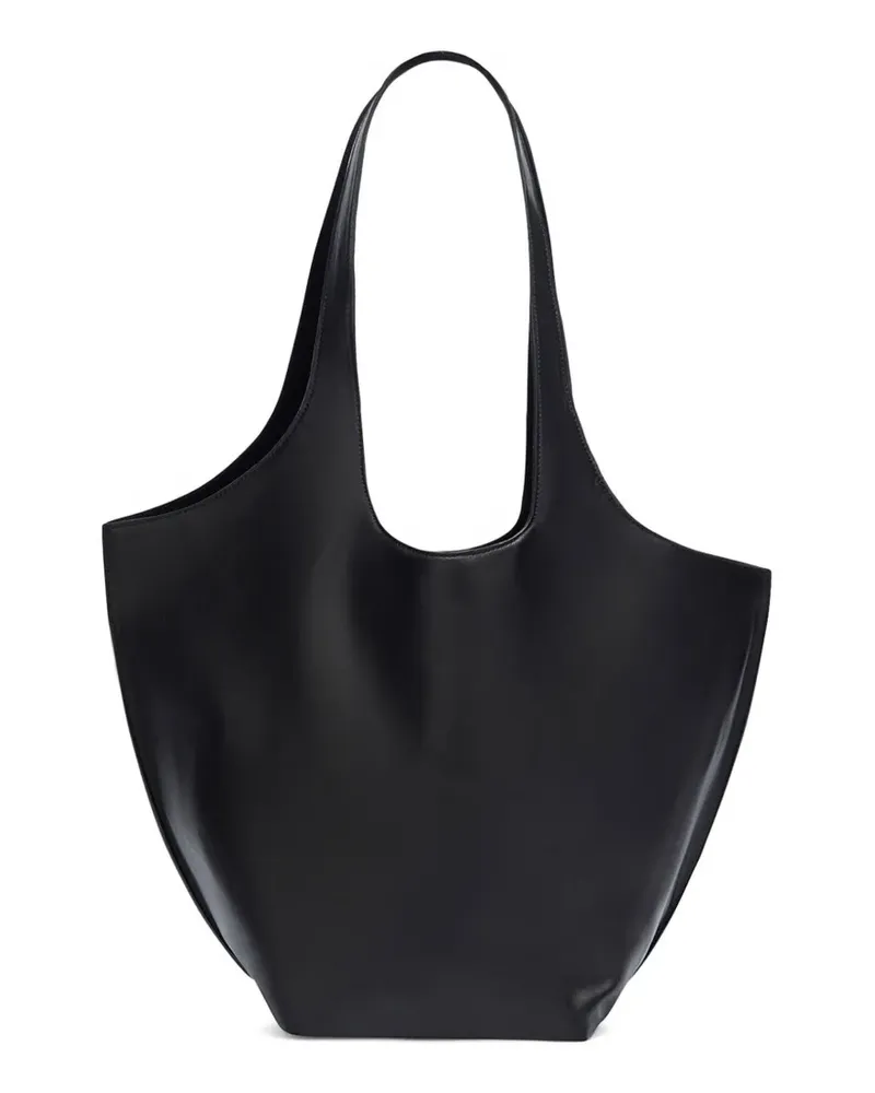 ATTICO large La Scoop shoulder bag - Schwarz Schwarz
