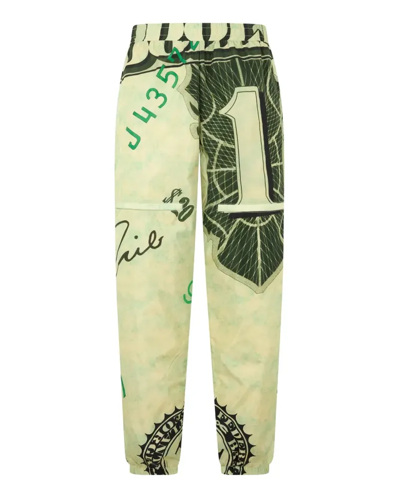 Moschino graphic-print track pants - Nude Nude