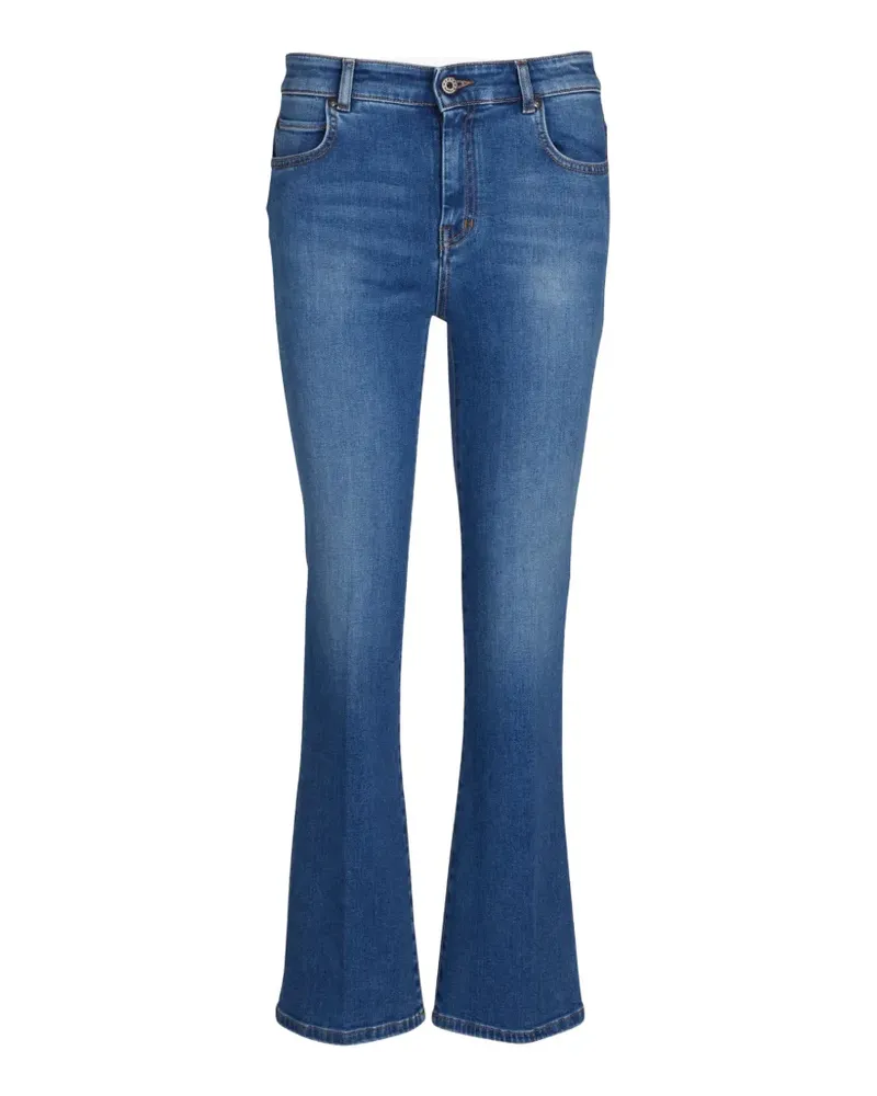 Max Mara faded flared-leg jeans - Blau Blau