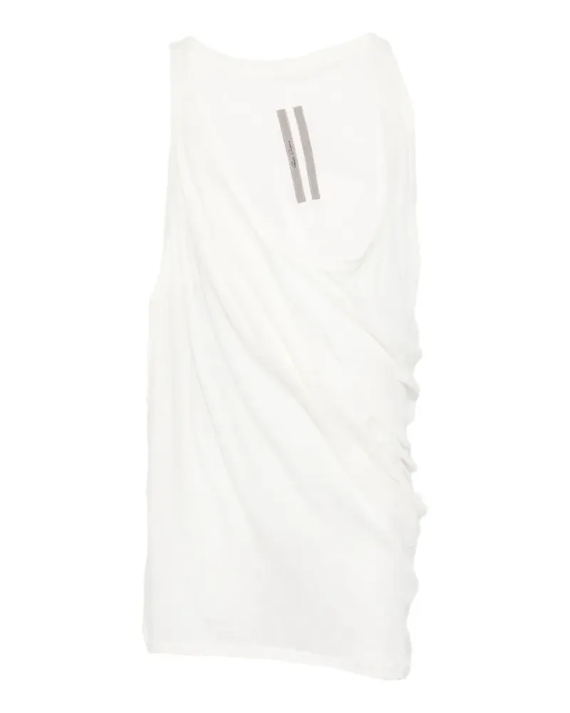 Rick Owens Drapiertes Tanktop - Weiß Weiß