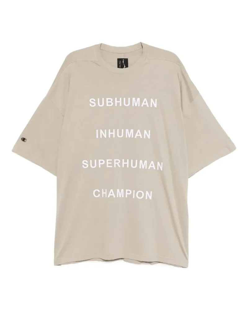 Rick Owens Tommy T T-Shirt - Nude Nude