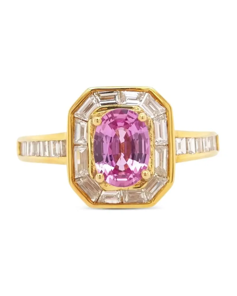 HYT Jewelry 18kt Gelbgoldring mit Schmucksteinen Gold