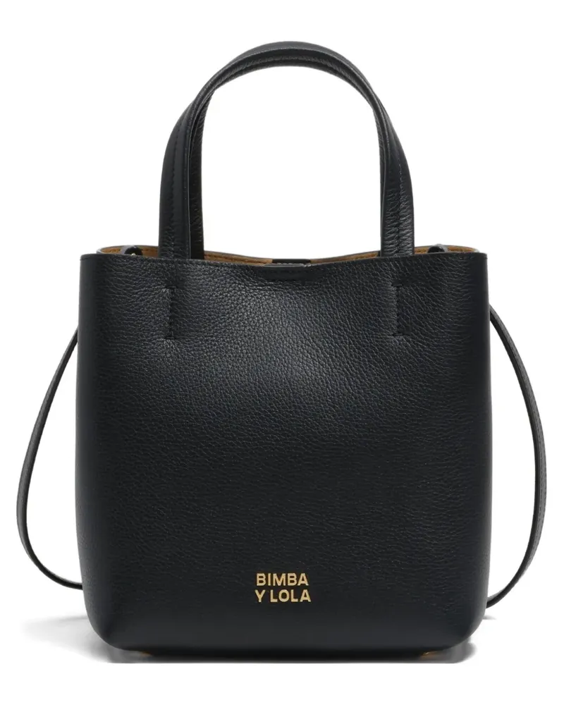 BIMBA Y LOLA top-handle leather satchel bag - Schwarz Schwarz