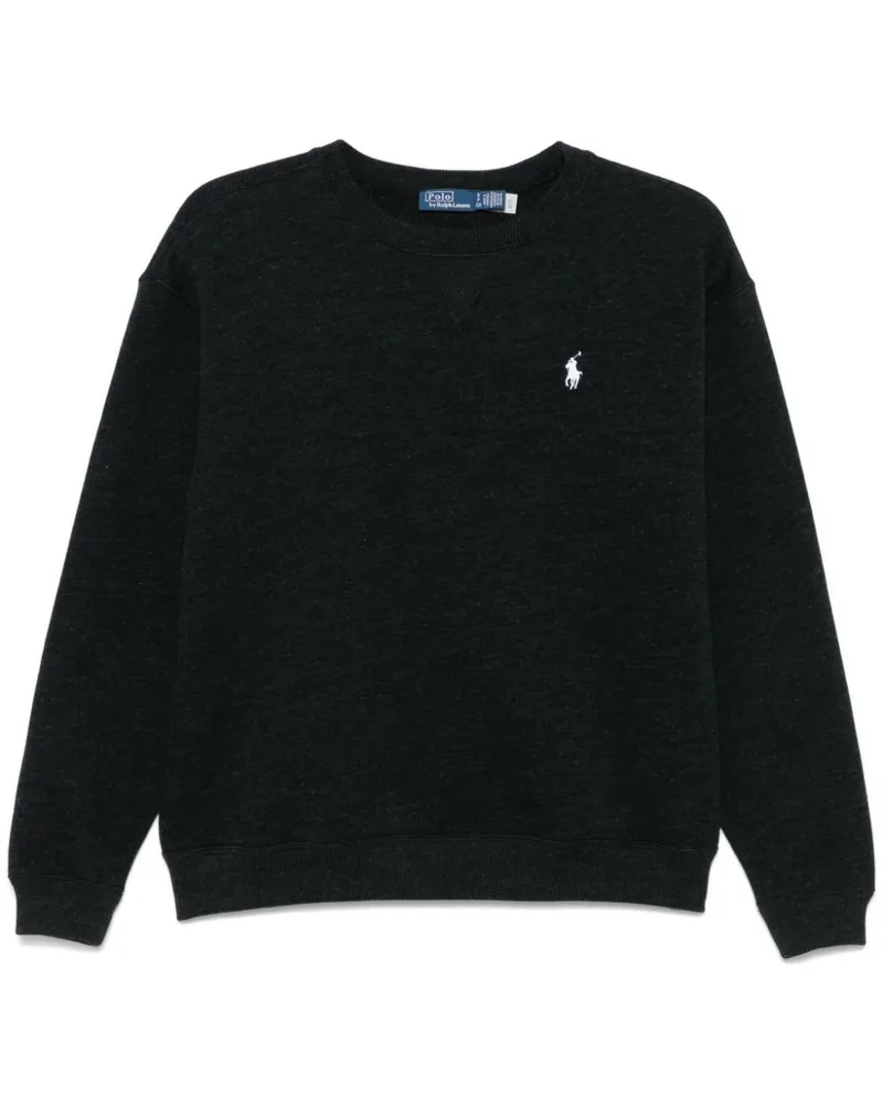 Ralph Lauren Sweatshirt mit Polo Pony-Stickerei - Schwarz Schwarz