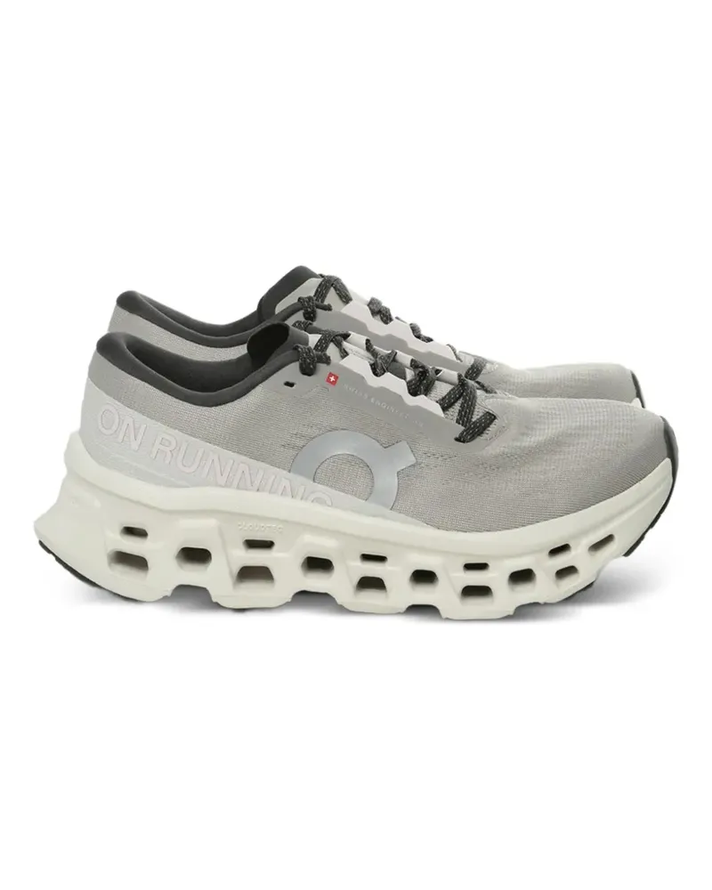 ON Cloudmster 3 logo-print sneakers - Grau Grau