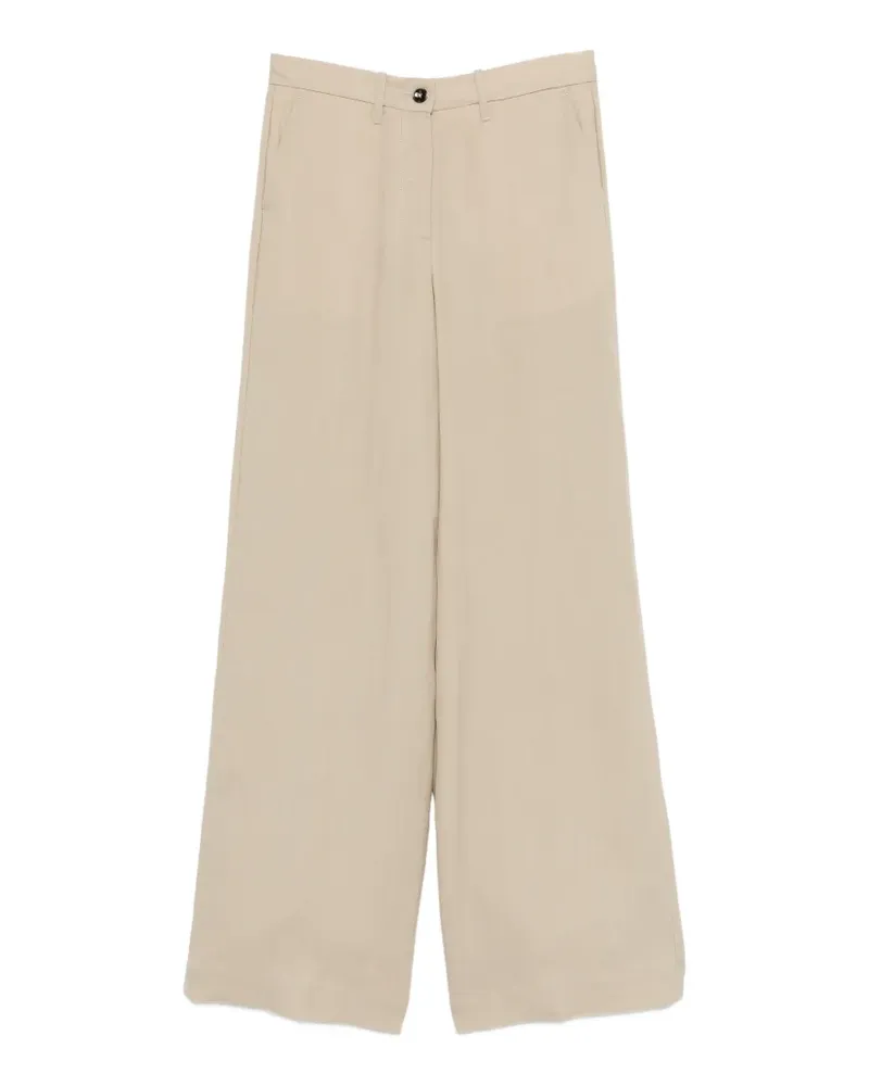 nine:inthe:morning Karen button palazzo pants - Nude Nude