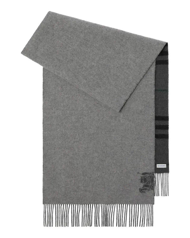 Burberry Karierter Schal - Grau Grau
