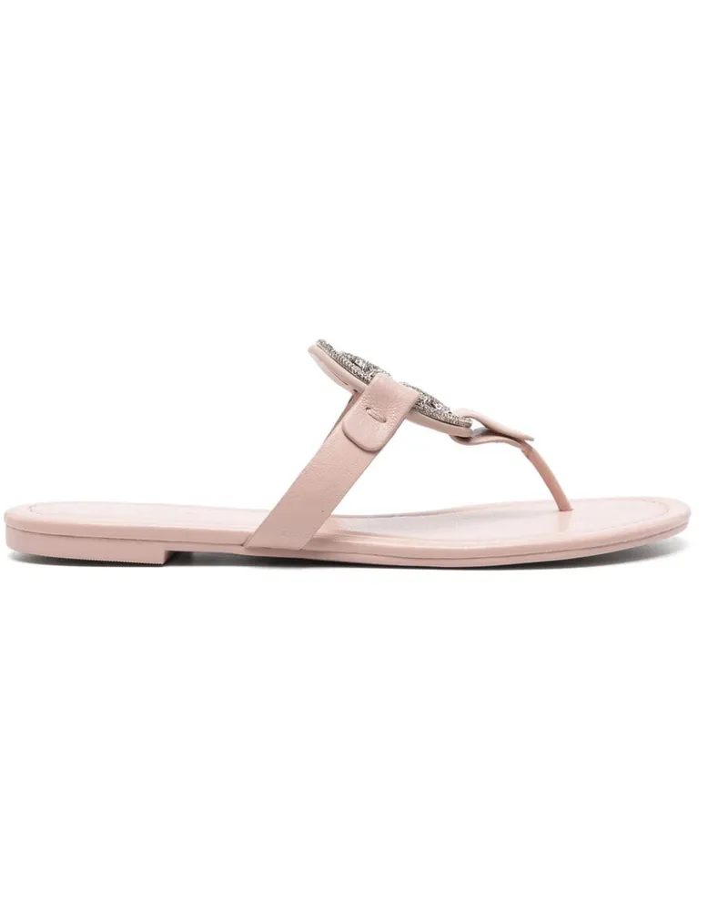 Tory Burch Miller Pavé Flip-Flops - Rosa Rosa