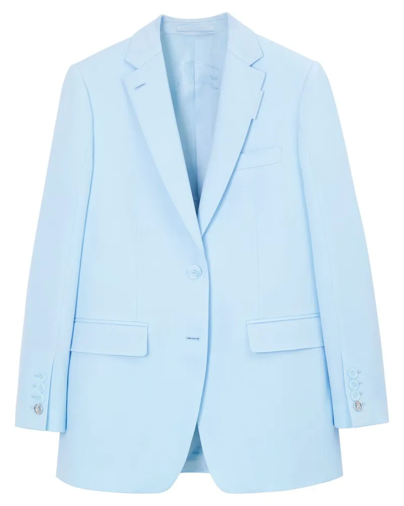 Burberry Einreihiger Blazer - Blau Blau