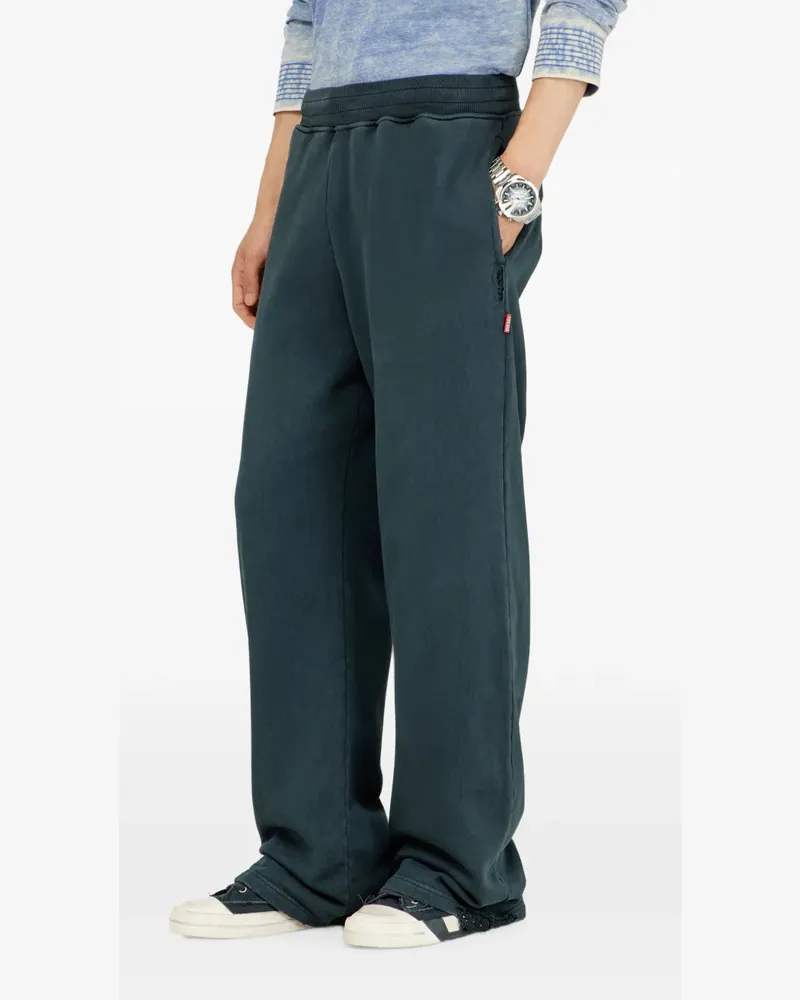 Diesel Jogginghose im Distressed-Look mit Kristalldetails - Blau Blau