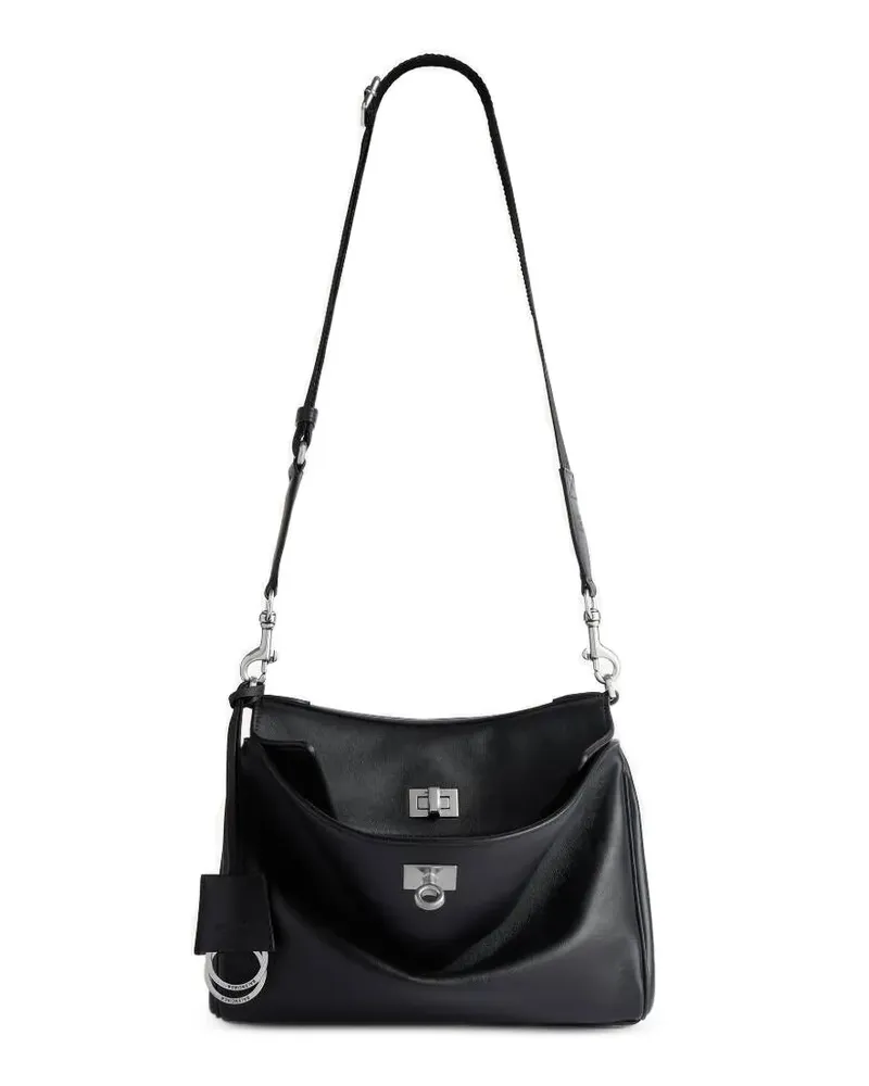 Balenciaga Kleine Rodeo Kuriertasche - Schwarz Schwarz