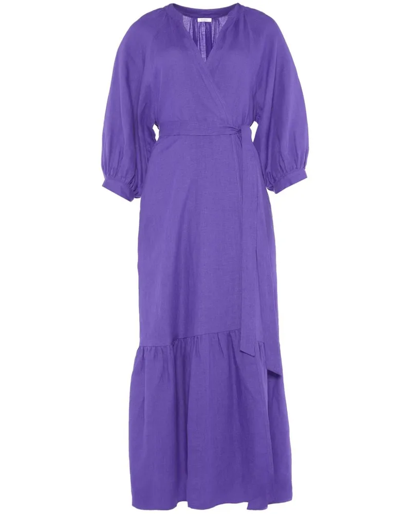 Eres Joie Maxikleid aus Leinen - Violett Violett