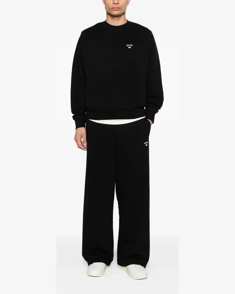 Arte Antwerp logo crew-neck sweatshirt - Schwarz Schwarz
