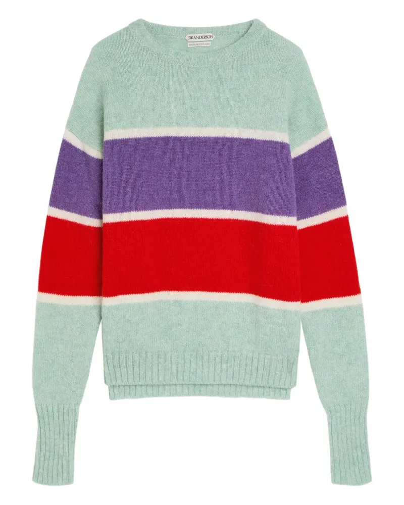 J.W.Anderson striped sweater - Grün Grün