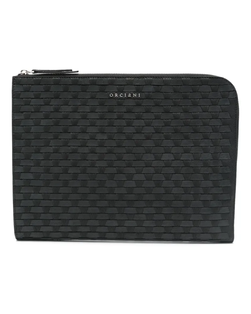 Orciani Aktentasche aus Leder - Schwarz Schwarz