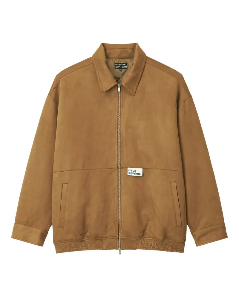 Izzue Jacke mit Reißverschluss - Braun Braun