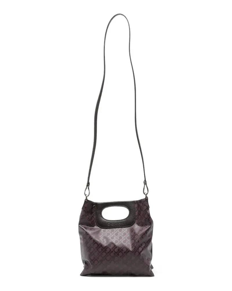 Gherardini mini Doppia Piattina cut-out tote bag - Violett Violett