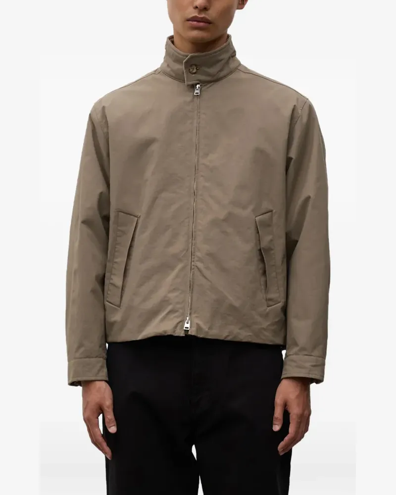 Norse Projects Windstopper Jacke mit Stehkragen - Braun Braun