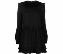 Jacquard-Kleid mit Paisleymuster - Schwarz