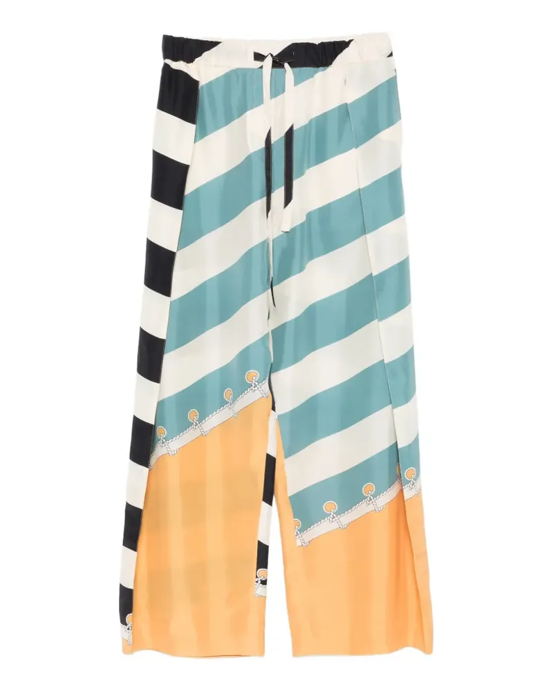 Loewe striped palazzo pants - Nude Nude