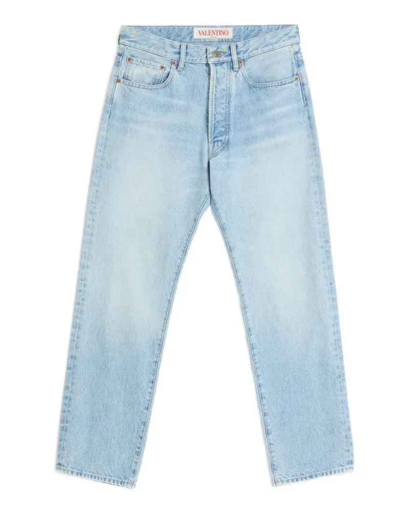 Valentino Garavani Jeans mit Logo-Patch - Blau Blau