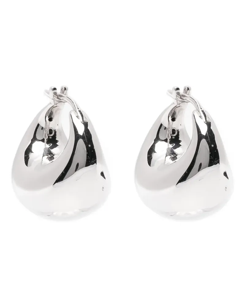 Missoma sculptural chubby hoop earrings - Silber Silber