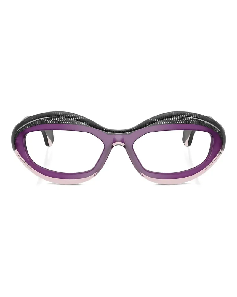 Alain Mikli Brille mit ovalem Gestell - Violett Violett
