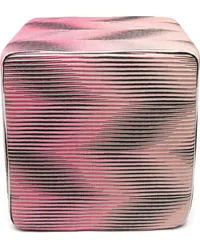 Missoni Home Hocker mit Zickzackmuster Rosa