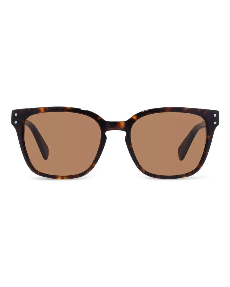 Ferragamo Eckige Sonnenbrille in Schildpattoptik - Braun Braun