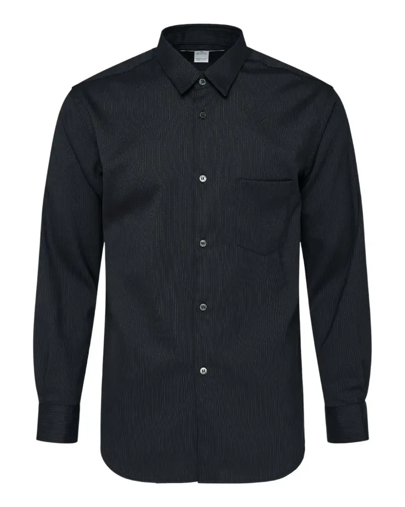 Comme des Garçons Hemd mit Nadelstreifen - Schwarz Schwarz