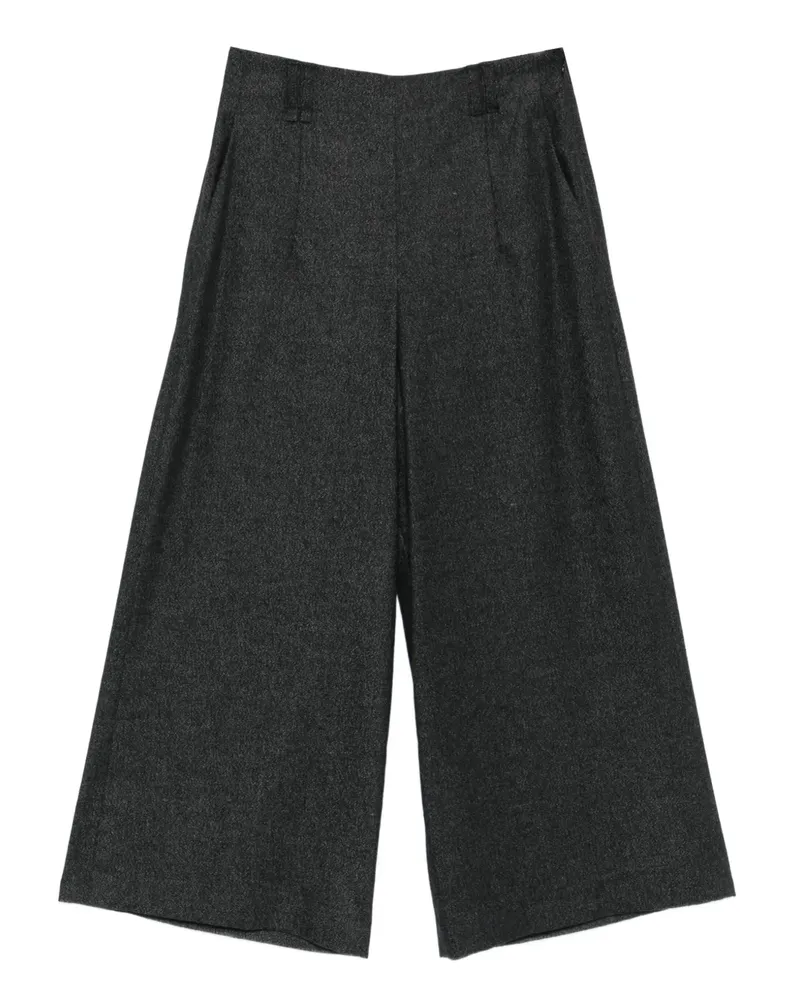 Emporio Armani Hose mit Faltendetail - Grau Grau