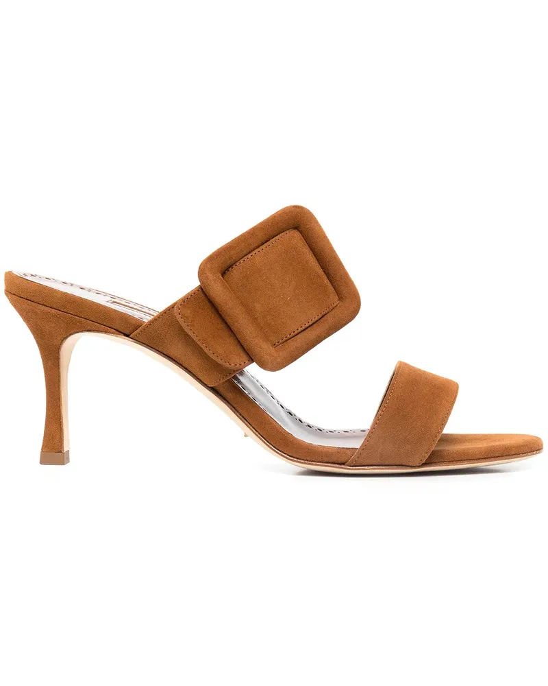 Manolo Blahnik Gable Sandalen - Braun Braun