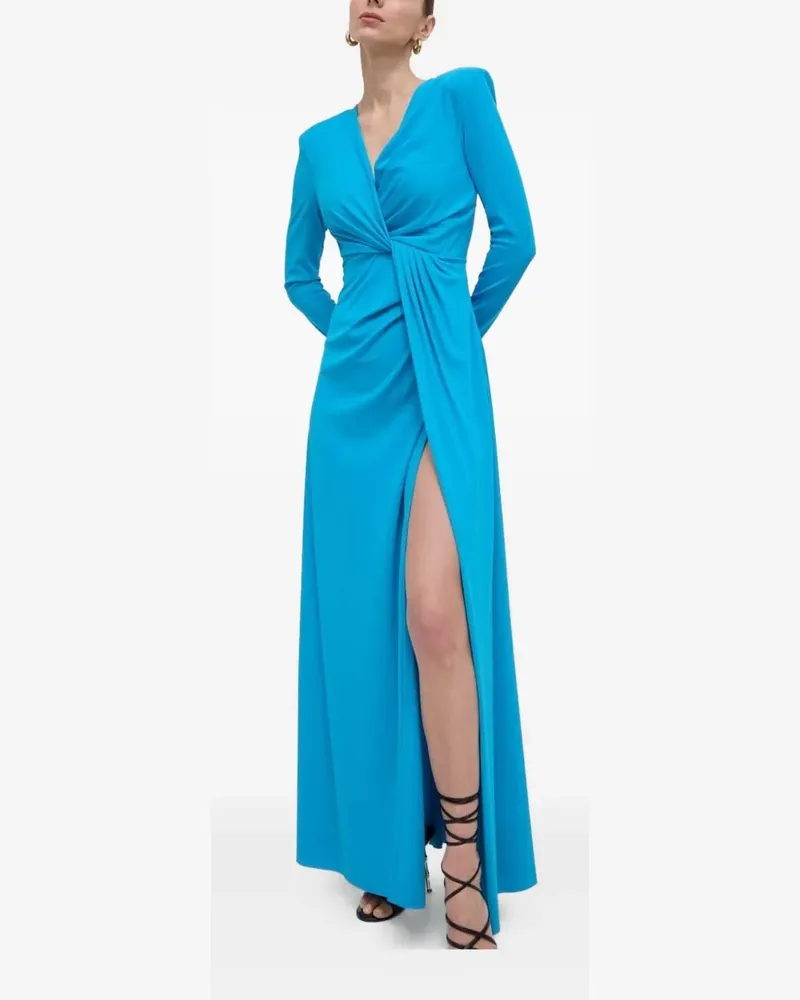 Silvian Heach Kleid mit drapiertem Detail - Blau Blau