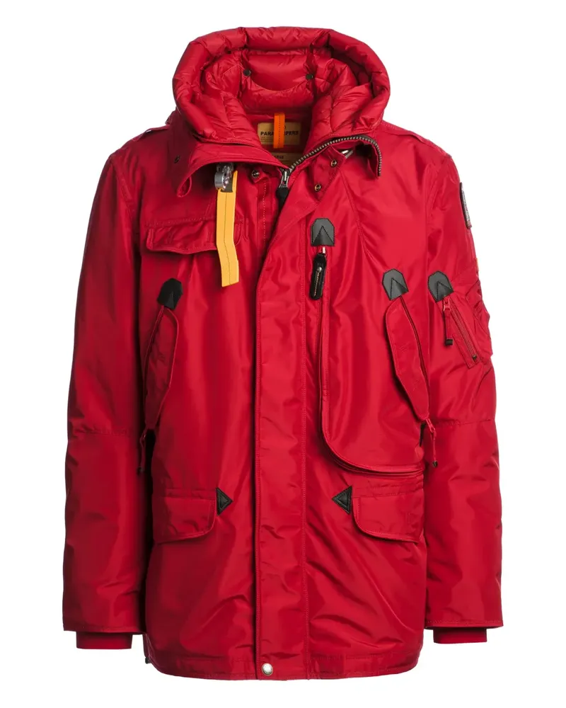 Parajumpers Gefütterte Kapuzenjacke - Rot Rot