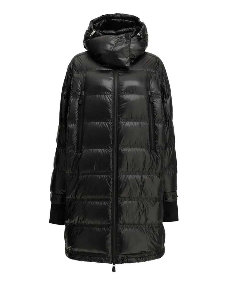 Moncler Gesteppter Rochelairs Kapuzenmantel - Schwarz Schwarz