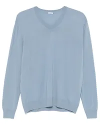 Malo Pullover mit V-Ausschnitt Blau