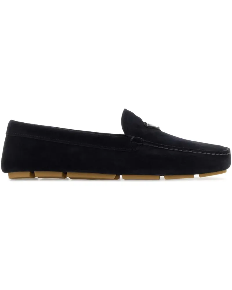Prada Loafer aus Wildleder - Blau Blau