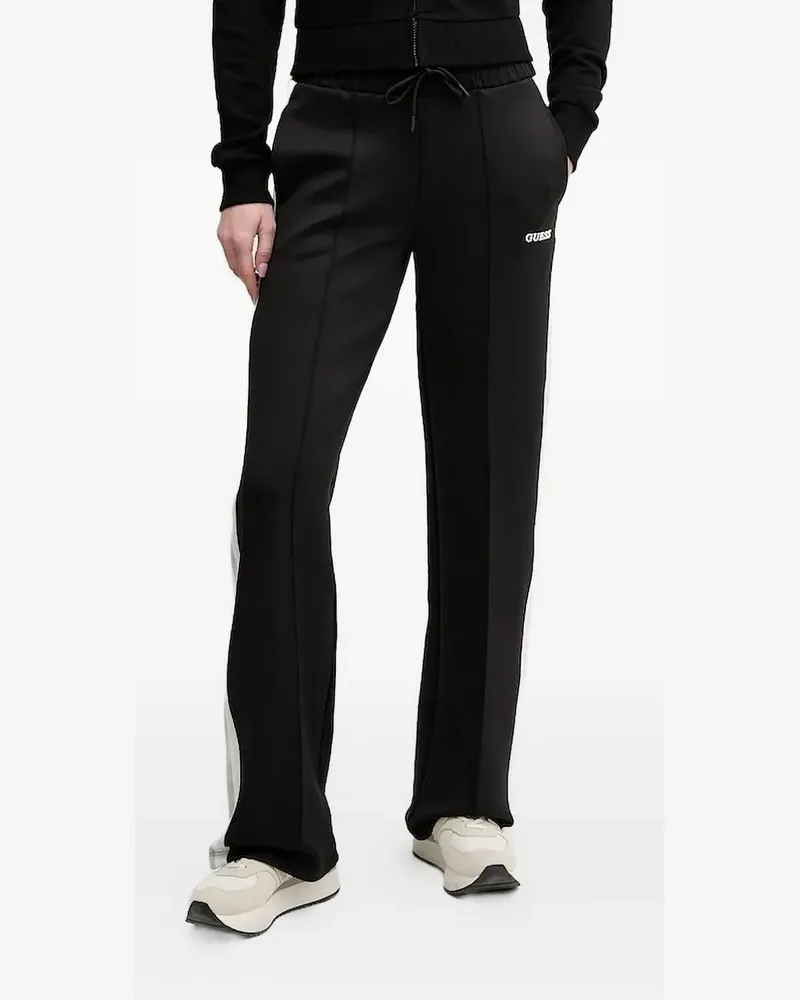 Guess Hose mit Logo-Print - Schwarz Schwarz