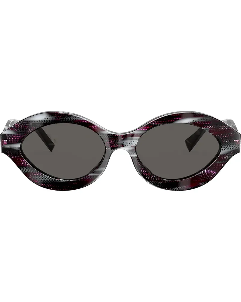 Alain Mikli Sonnenbrille mit Print - Schwarz Schwarz