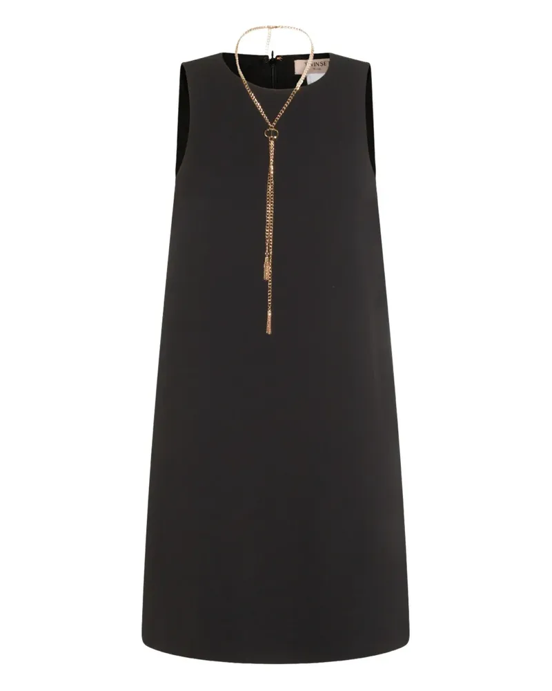 Twin-Set Ärmelloses Minikleid - 0006 BLACK 0006
