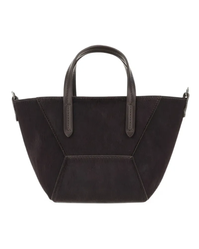 Brunello Cucinelli BC Duo Tote Bag aus Leder - Braun Braun
