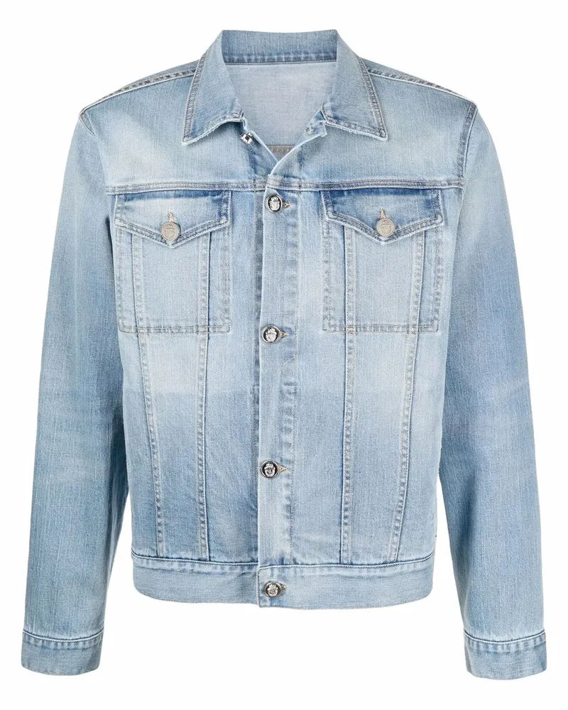 Billionaire All over BB Jeansjacke - Blau Blau
