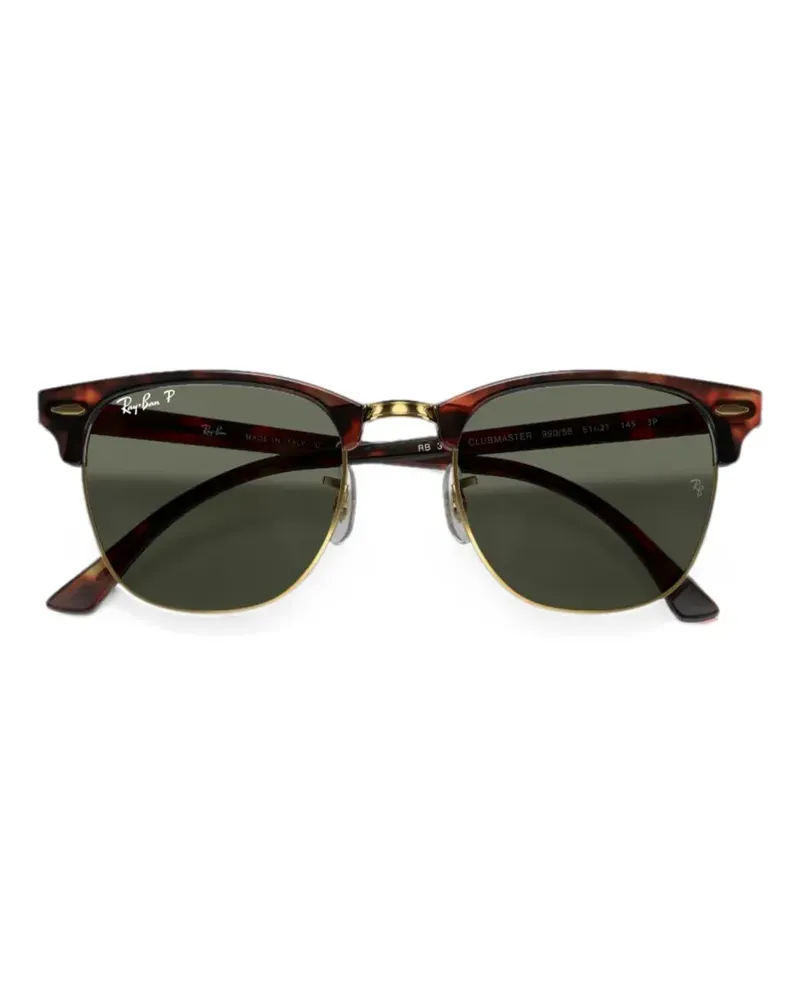 Ray Ban Clubmaster browline-frame sunglasses - Braun Braun