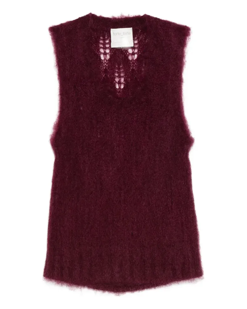 forte_forte Gestricktes Top - Rot Rot