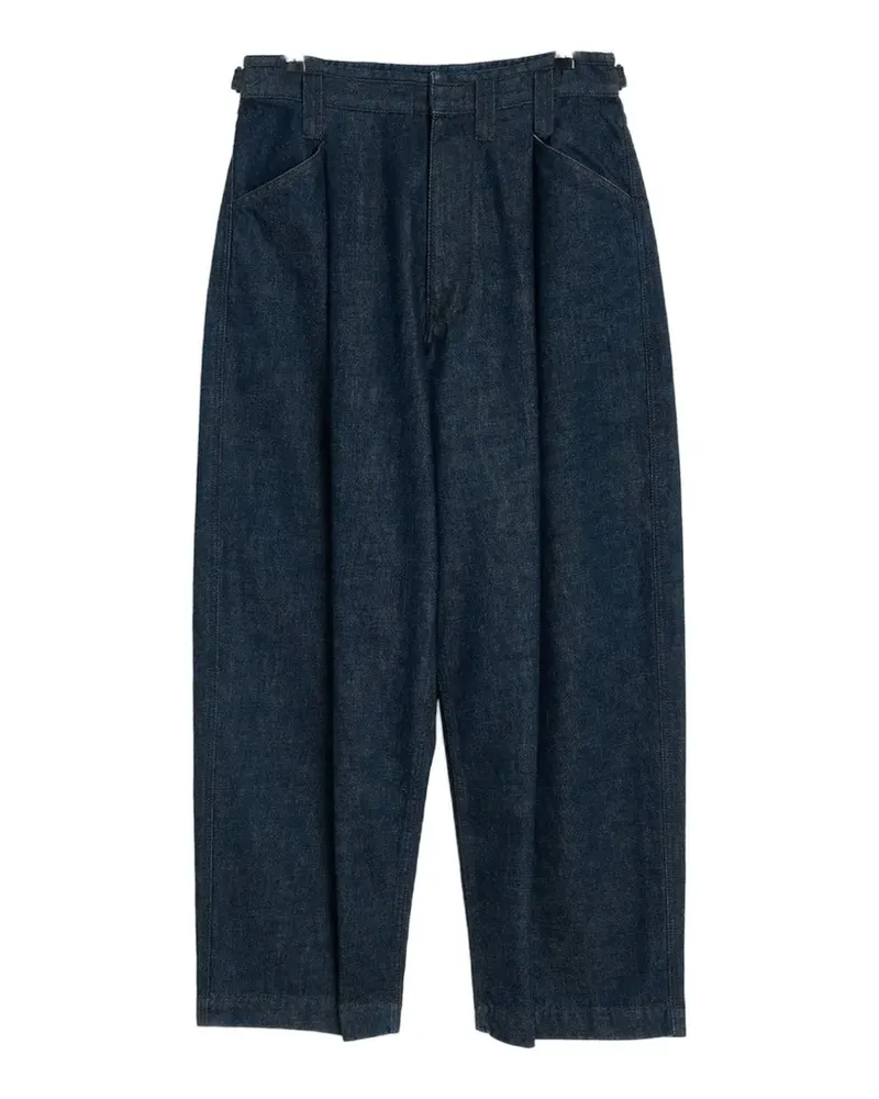 Christophe Lemaire Workwear-Jeans mit Falten - Blau Blau