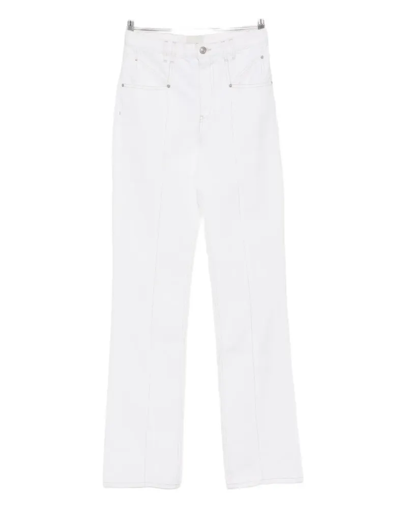 Isabel Marant cotton straight jeans - Weiß Weiß