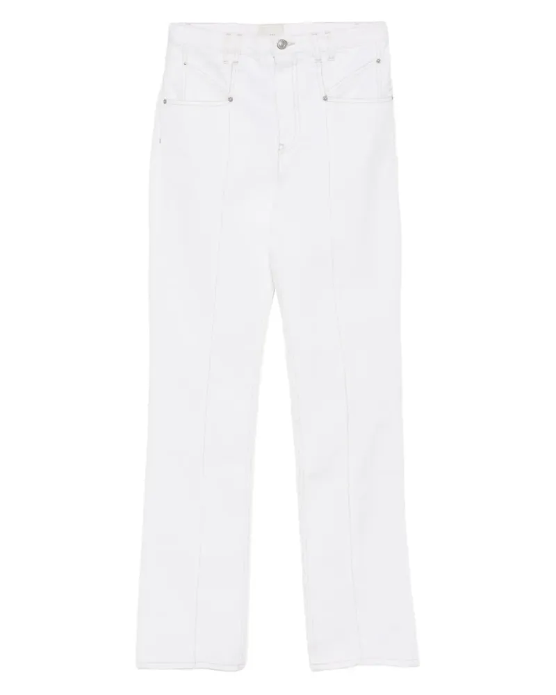 Isabel Marant cotton straight jeans - Weiß Weiß